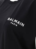 Balmain T Shirt With Flock Detail