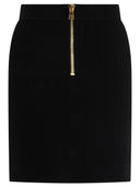 Balmain Ribbed Skirt With Buttons