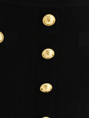 Balmain Ribbed Skirt With Buttons