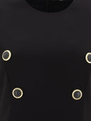 Balmain 8 Button Crepe Dress