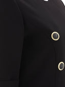 Balmain 8 Button Crepe Dress