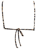 Ganni Leopard Print Bikini Top