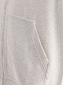 Brunello Cucinelli Techno Cotton Sleeveless Sweatshirt With Zipper And Hood