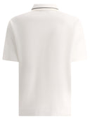 Brunello Cucinelli Piquet Polo Shirt With Monili