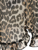 Ganni Animalier Shorts