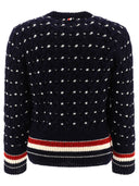 Thom Browne "Rwb" Cable Knit Sweater