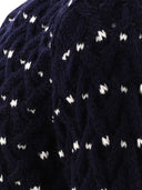 Thom Browne "Rwb" Cable Knit Sweater