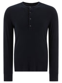 Tom Ford Lyocell Buttoned T Shirt