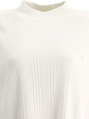 The Attico "Laurie" T Shirt With Padded Shoulders