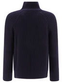 Tom Ford Rippered Reißverschlusspullover