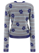 Marni "Striped Flowers" Polo Shirt