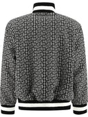 Balmain Monogram Reversible Bomber Jacket