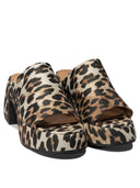Ganni Leopard Sandals