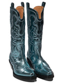 Ganni Western Embroidered Boots