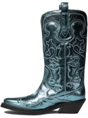 Ganni Western Embroidered Boots