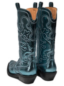 Ganni Western Embroidered Boots