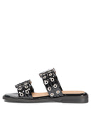 Ganni "Buckle Two Strap" Sandals