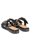 Ganni "Buckle Two Strap" Sandals