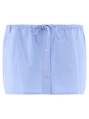 Alexander Wang Drawstring Skort With Crystal Hotfix