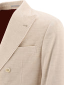Brunello Cucinelli Corduroy Double Breasted Deconstructed Blazer