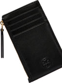 Tory Burch "Fleming" Zippered Card Holder