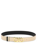 Ferragamo "Gancini" Adjustable And Reversible Belt