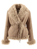 Saks Potts "Moss" lederen jas