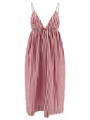 Ganni Striped Midi Dress