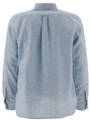 Beams Plus Linen Shirt With Chest Pocket