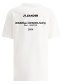 Jil Sander Logo Print T Shirt