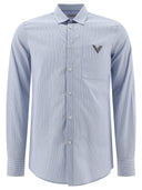 Valentino Shirt With Metallic V Detail