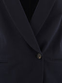 Brunello Cucinelli Jersey Single Breasted Blazer