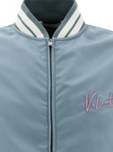 Valentino Bomber With V Logo Signature Print