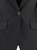 Alexander Mc Queen Pinstriped Single Breasted Blazer
