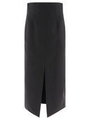 Alexander Mc Queen Pinstriped Pencil Skirt