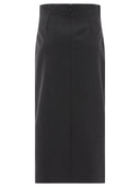 Alexander Mc Queen Pinstriped Pencil Skirt