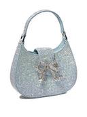 Self Portrait "Crescent" Rhinestone Bag