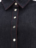 Alaïa Denim Shirt Dress