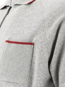 Beams Plus Half Zip Polo Shirt