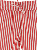 Ganni Striped Cotton Shorts