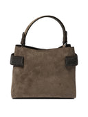 Brunello Cucinelli Suede Bag With Precious Bands