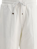 Brunello Cucinelli Joggers With Crête Detail And Elasticated Cuffs
