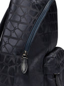 Valentino Backpack In Toile Iconographe Technical Fabric