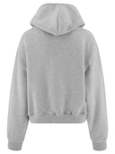 Alexander Wang Puff Logo Hoodie in gestructureerde Terry