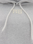 Alexander Wang Puff Logo Hoodie in gestructureerde Terry
