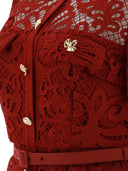 Self Portrait Guipure Lace Buttoned Dress