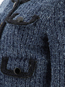 Giacca in jeans testurizzata auto -ritratto giacca di jeans testurizzata