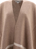 Max Mara Jacquard徽标装饰羊毛雨披