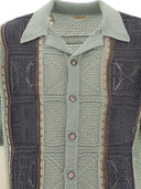 Kapital "7 G Crochet Knit Tennessee Aloha Polo" Shirt