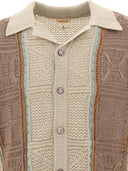 Kapital "7 G Crochet Knit Tennessee Aloha Polo" Shirt
